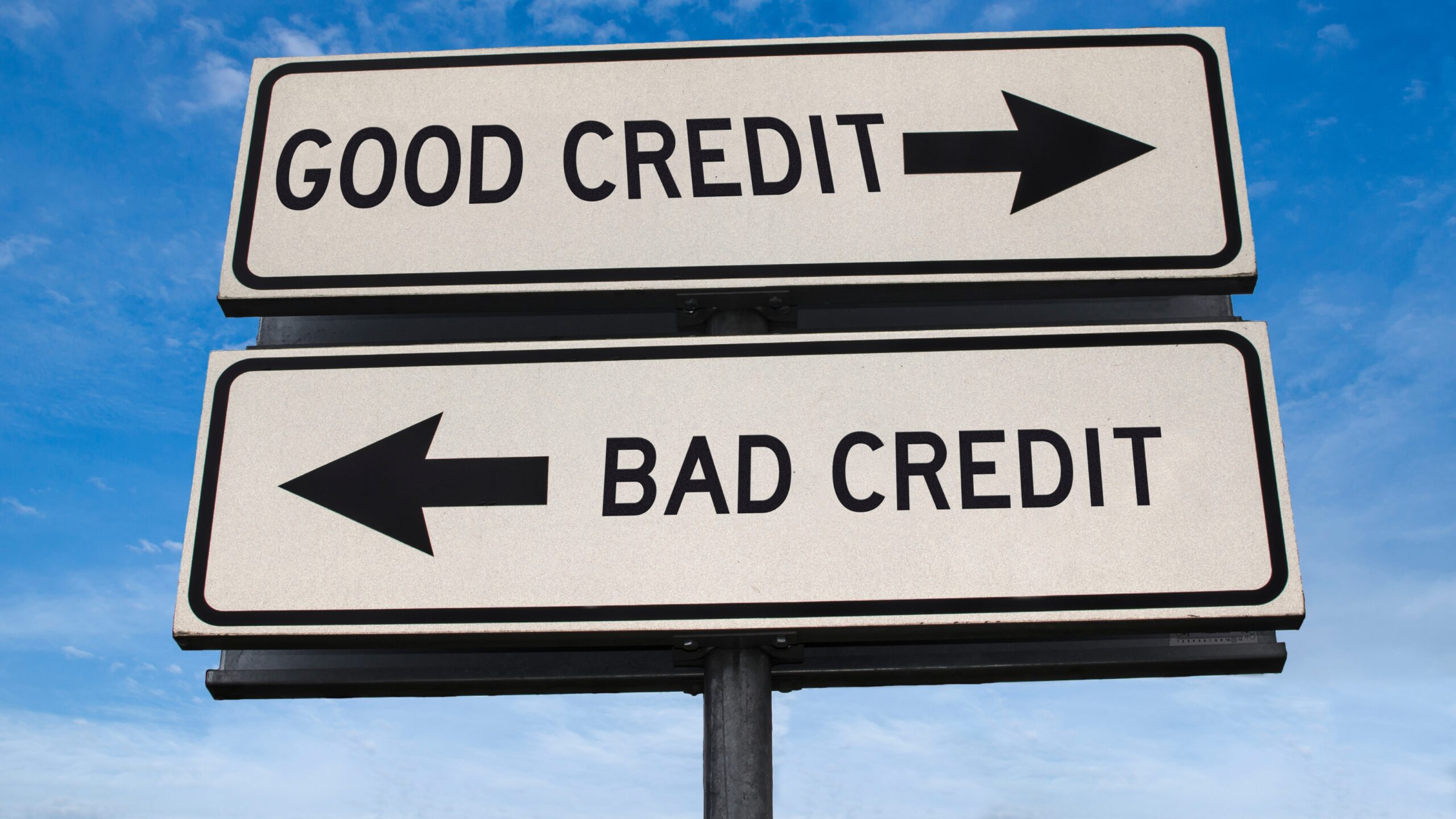 Good credit bad credit tax debt